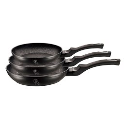 ZESTAW PATELNI GRANITOWYCH BERLINGERHAUS BLACK SILVER BH-6159 BERLINGER HAUS