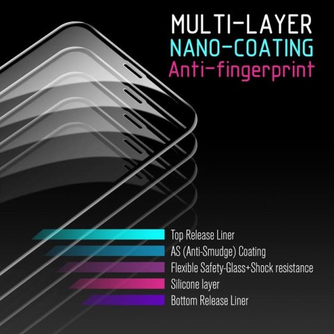 Crong 7D Nano Flexible Glass - Szkło hybrydowe 9H na cały ekran Xiaomi Redmi 5 Crong Crong 7D Nano Flexible Glass - Szkło hybrydowe 9H na cały ekran Xiaomi Redmi 5 Crong
