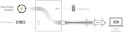 Kanex USB-C VGA Adapter with Power Delivery - Adapter z USB-C na USB 1,5 A, USB-C Power Delivery 60 W + VGA Full HD (Anodized Al Kanex