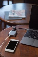 Kanex USB-C VGA Adapter with Power Delivery - Adapter z USB-C na USB 1,5 A, USB-C Power Delivery 60 W + VGA Full HD (Anodized Al Kanex