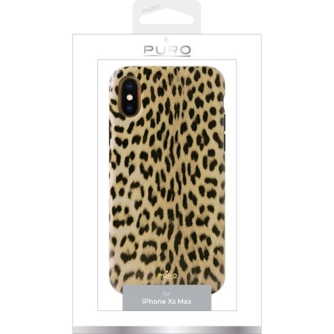 PURO Glam Leopard Cover - Etui iPhone Xs Max (Leo 1) Puro PURO Glam Leopard Cover - Etui iPhone Xs Max (Leo 1) Puro