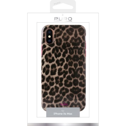 PURO Glam Leopard Cover - Etui iPhone Xs Max (Leo 2) Puro PURO Glam Leopard Cover - Etui iPhone Xs Max (Leo 2) Puro