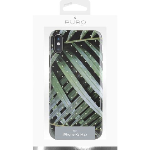 PURO Glam Tropical Leaves - Etui iPhone Xs Max (Brilliant Leaves) Puro PURO Glam Tropical Leaves - Etui iPhone Xs Max (Brilliant Leaves) Puro