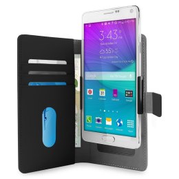 PURO Smart Wallet - Uniwersalne etui z uchwytem do robienia zdjęć z kieszonkami na karty i pieniądze, rozmiar XXL (czarny) Puro