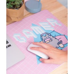Pusheen - Mata gamingowa / na biurko XXL (80 x 35 cm) Pusheen