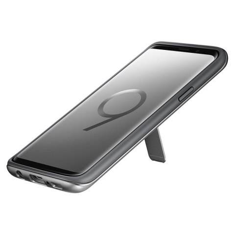 Samsung Protective Standing Cover - Etui Samsung Galaxy S9 z podstawką (srebrny) Samsung Samsung Protective Standing Cover - Etui Samsung Galaxy S9 z podstawką (srebrny) Samsung