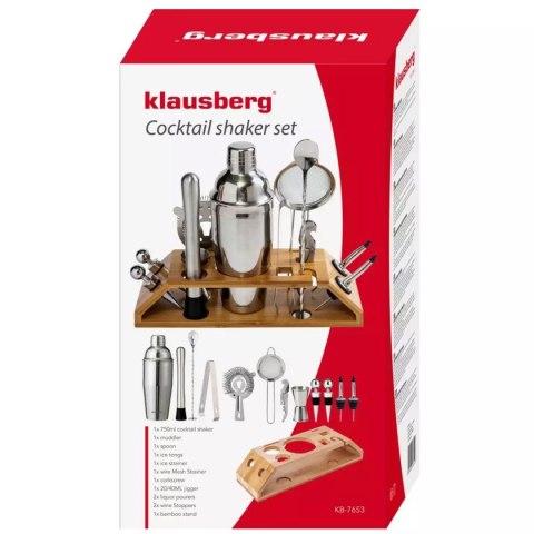 ZESTAW PRZYBORÓW BARMAŃSKICH KLAUSBERG KB-7654 KLAUSBERG ZESTAW PRZYBORÓW BARMAŃSKICH KLAUSBERG KB-7654 KLAUSBERG