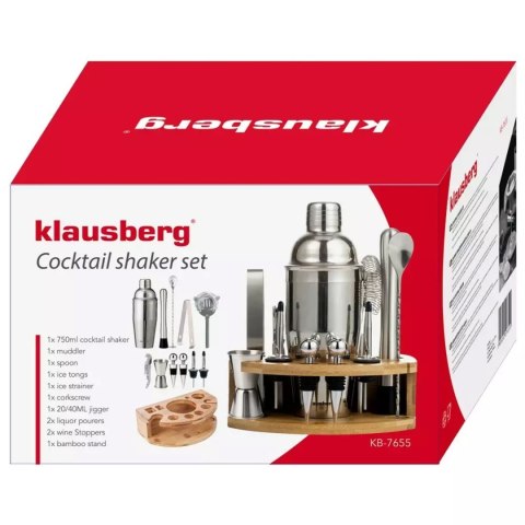 ZESTAW PRZYBORÓW BARMAŃSKICH KLAUSBERG KB-7655 KLAUSBERG ZESTAW PRZYBORÓW BARMAŃSKICH KLAUSBERG KB-7655 KLAUSBERG