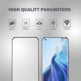 Crong 3D Armour Glass - Szkło hartowane 9H Full Glue na cały ekran Xiaomi Mi 11 + ramka instalacyjna Crong