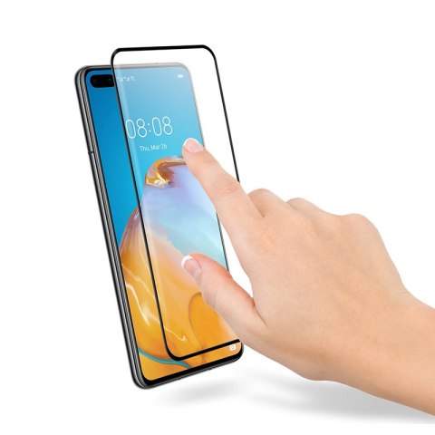 Crong 3D Armour Glass - Szkło hartowane 9H na cały ekran Huawei P40 + ramka instalacyjna Crong Crong 3D Armour Glass - Szkło hartowane 9H na cały ekran Huawei P40 + ramka instalacyjna Crong