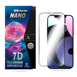 Crong 7D Nano Flexible Glass - Niepękające szkło hybrydowe 9H na cały ekran iPhone 12 Mini Crong