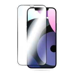 Crong 7D Nano Flexible Glass - Niepękające szkło hybrydowe 9H na cały ekran iPhone 12 Mini Crong