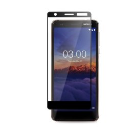 Crong 7D Nano Flexible Glass - Szkło hybrydowe 9H na cały ekran Nokia 3.1 Crong
