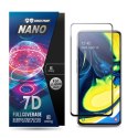 Crong 7D Nano Flexible Glass - Szkło hybrydowe 9H na cały ekran Samsung Galaxy A80 / A90 Crong
