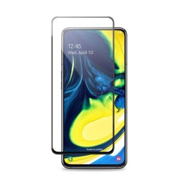 Crong 7D Nano Flexible Glass - Szkło hybrydowe 9H na cały ekran Samsung Galaxy A80 / A90 Crong