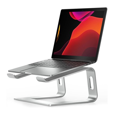 Crong AluBench - Aluminiowa podstawka do laptopa (srebrny) Crong Crong AluBench - Aluminiowa podstawka do laptopa (srebrny) Crong
