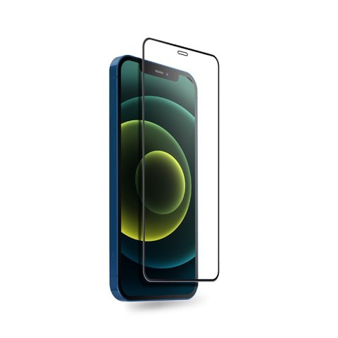 Crong Anti-Bacterial 3D Armour Glass - Szkło hartowane 9H na cały ekran iPhone 12 Mini + ramka instalacyjna Crong Crong Anti-Bacterial 3D Armour Glass - Szkło hartowane 9H na cały ekran iPhone 12 Mini + ramka instalacyjna Crong