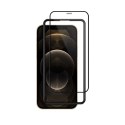 Crong Anti-Bacterial 3D Armour Glass - Szkło hartowane 9H na cały ekran iPhone 12 Pro Max + ramka instalacyjna Crong