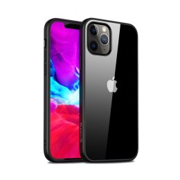 Crong Clear Cover - Etui iPhone 12 Pro Max (czarny) Crong
