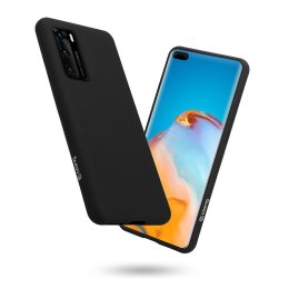 Crong Color Cover - Etui Huawei P40 (czarny) Crong