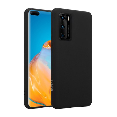 Crong Color Cover - Etui Huawei P40 (czarny) Crong Crong Color Cover - Etui Huawei P40 (czarny) Crong