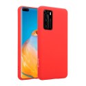 Crong Color Cover - Etui Huawei P40 (czerwony) Crong
