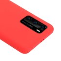 Crong Color Cover - Etui Huawei P40 (czerwony) Crong