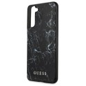 Guess Marble - Etui Samsung Galaxy S21+ (czarny) Guess