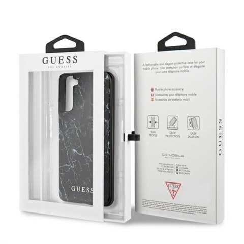 Guess Marble - Etui Samsung Galaxy S21+ (czarny) Guess Guess Marble - Etui Samsung Galaxy S21+ (czarny) Guess