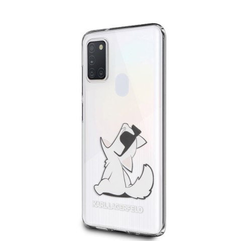 Karl Lagerfeld Choupette Fun Sunglasses - Etui Samsung Galaxy M21 (przezroczysty) Karl Lagerfeld Karl Lagerfeld Choupette Fun Sunglasses - Etui Samsung Galaxy M21 (przezroczysty) Karl Lagerfeld