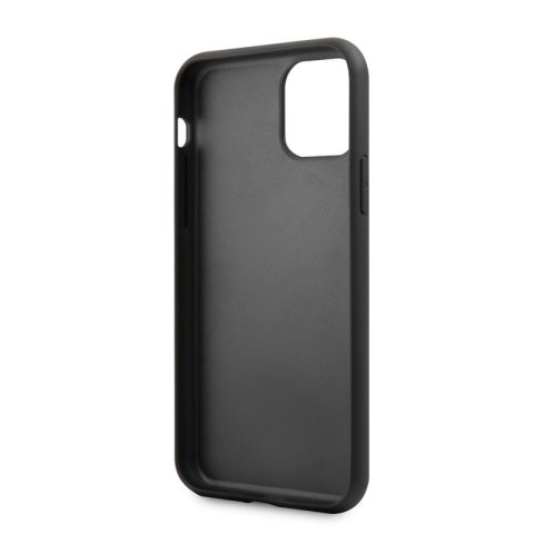 Karl Lagerfeld Double Layers Tempered Glass Glitter Signature Case - Etui iPhone 11 Pro (czerwony) Karl Lagerfeld Karl Lagerfeld Double Layers Tempered Glass Glitter Signature Case - Etui iPhone 11 Pro (czerwony) Karl Lagerfeld