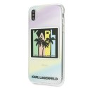 Karl Lagerfeld Kalifornia Dreams Palms - Etui iPhone Xs Max Karl Lagerfeld