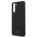Mercedes Silicone Line - Etui Samsung Galaxy S21 (czarny) Mercedes