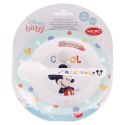 Mickey Mouse - Zestaw do mikrofali (miska z łyżeczką) (Cool) Mickey Mouse