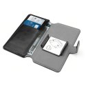 PURO Universal Wallet 360° - Uniwersalne etui obrotowe z kieszeniami na karty, rozmiar XL (czarny) Puro