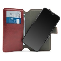 PURO Universal Wallet 360° - Uniwersalne etui obrotowe z kieszeniami na karty, rozmiar XL (czerwony) Puro