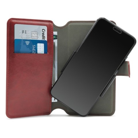 PURO Universal Wallet 360° - Uniwersalne etui obrotowe z kieszeniami na karty, rozmiar XL (czerwony) Puro PURO Universal Wallet 360° - Uniwersalne etui obrotowe z kieszeniami na karty, rozmiar XL (czerwony) Puro
