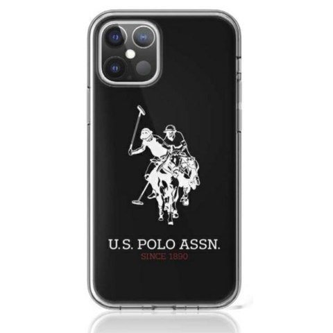 US Polo Assn Big Double Horse Logo - Etui iPhone 12 Mini (czarny) US Polo US Polo Assn Big Double Horse Logo - Etui iPhone 12 Mini (czarny) US Polo