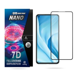 Crong 7D Nano Flexible Glass - Niepękające szkło hybrydowe 9H na cały ekran Xiaomi Mi 11 Lite 5G Crong