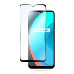 Crong 7D Nano Flexible Glass - Szkło hybrydowe 9H na cały ekran OPPO realme C11 Crong