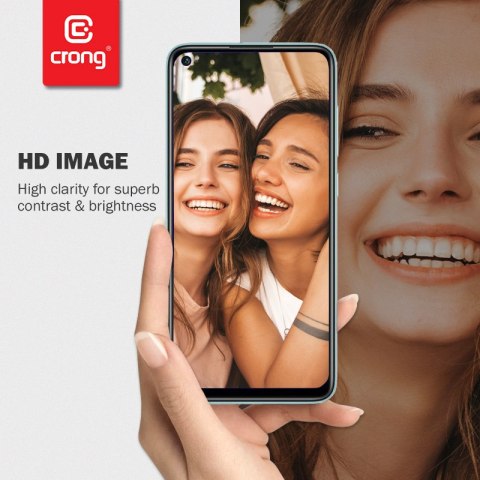 Crong 7D Nano Flexible Glass - Szkło hybrydowe 9H na cały ekran OPPO realme C11 Crong Crong 7D Nano Flexible Glass - Szkło hybrydowe 9H na cały ekran OPPO realme C11 Crong