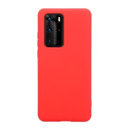 Crong Color Cover - Etui Huawei P40 Pro (czerwony) Crong