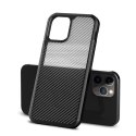 Crong Hybrid Carbon - Etui iPhone 12 Pro Max (czarny) Crong