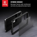 Crong Hybrid Carbon - Etui iPhone 12 Pro Max (czarny) Crong