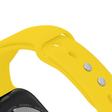 Crong Liquid - Pasek do Apple Watch 38/40/41/42 mm (żółty) Crong Crong Liquid - Pasek do Apple Watch 38/40/41/42 mm (żółty) Crong