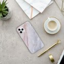 Crong Marble Case - Etui iPhone 11 Pro (różowy) Crong
