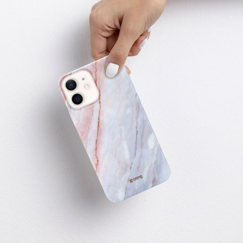 Crong Marble Case - Etui iPhone 12 Mini (różowy) Crong Crong Marble Case - Etui iPhone 12 Mini (różowy) Crong
