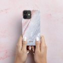 Crong Marble Case - Etui iPhone 12 Mini (różowy) Crong