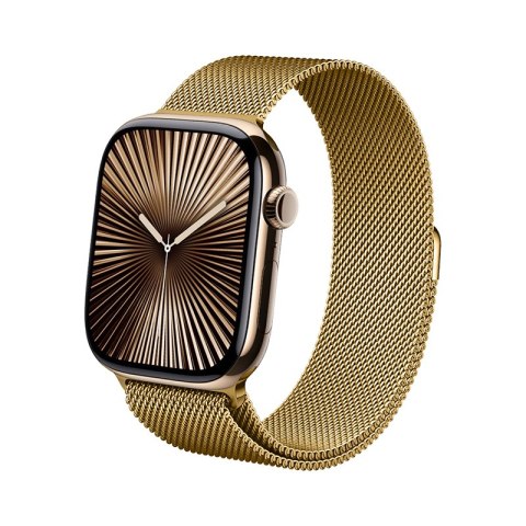 Crong Milano Steel - Pasek ze stali nierdzewnej do Apple Watch 44/45/46/49 mm (złoty) Crong Crong Milano Steel - Pasek ze stali nierdzewnej do Apple Watch 44/45/46/49 mm (złoty) Crong