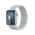 Crong Nylon - Pasek sportowy do Apple Watch 38/40/41/42 mm (Pastel Grey) Crong